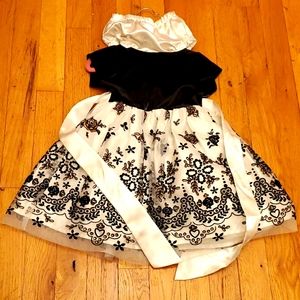 Baby Girl's Black and White Dress